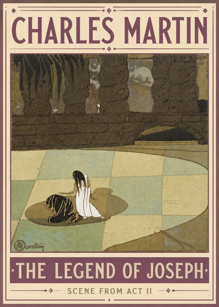 Charles Martin The Legend of Joseph - Scene from Act Ii No5 - Juliste
