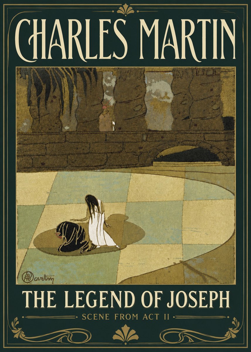 Charles Martin The Legend of Joseph - Scene from Act Ii No6 - Juliste