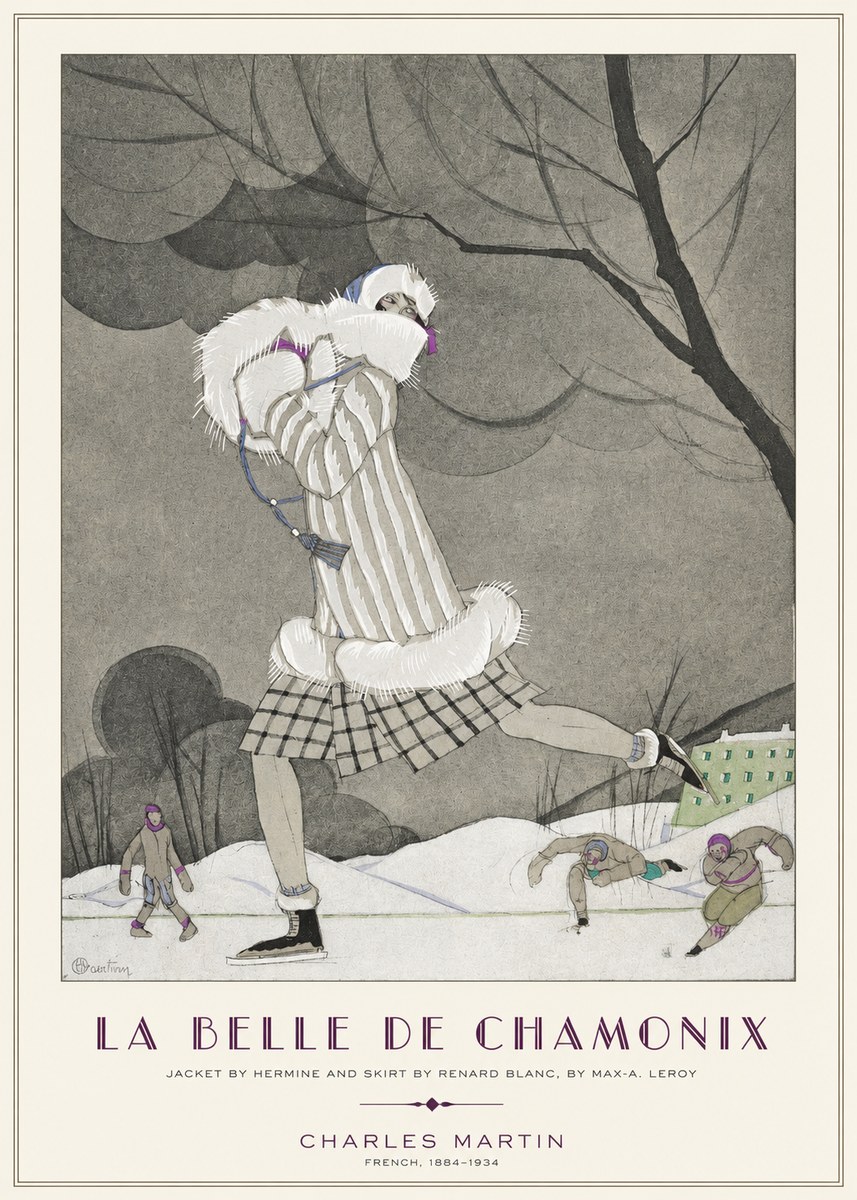 Charles Martin La Belle De Chamonix No1 - Juliste