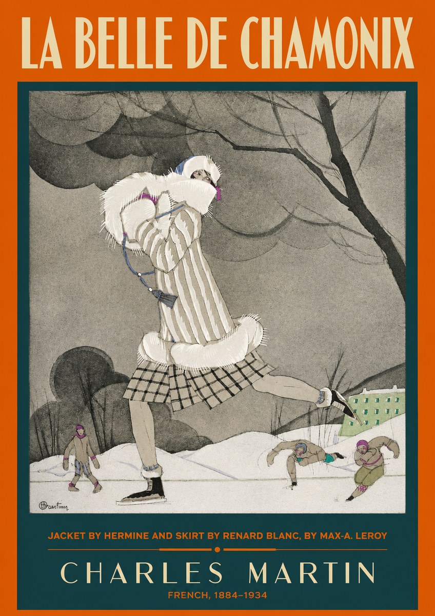Charles Martin La Belle De Chamonix No2 - Juliste