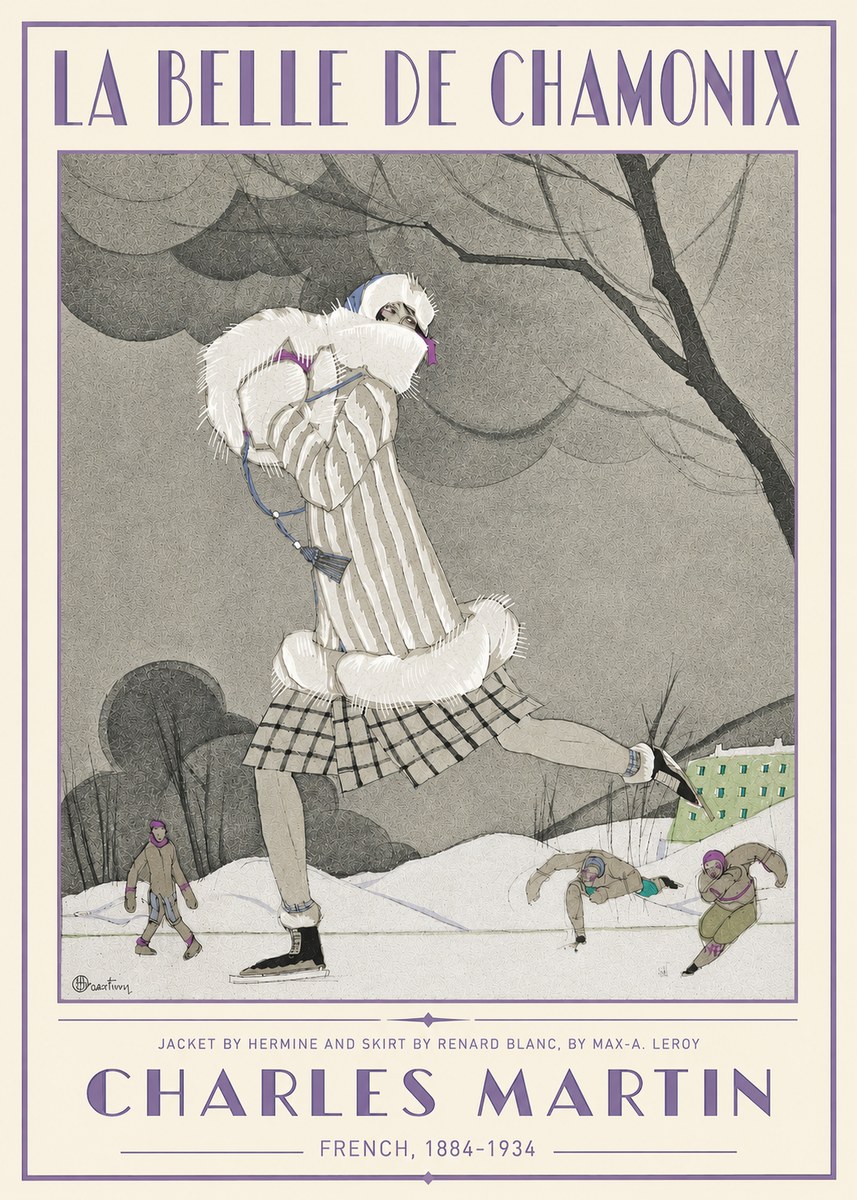 Charles Martin La Belle De Chamonix No3 - Juliste