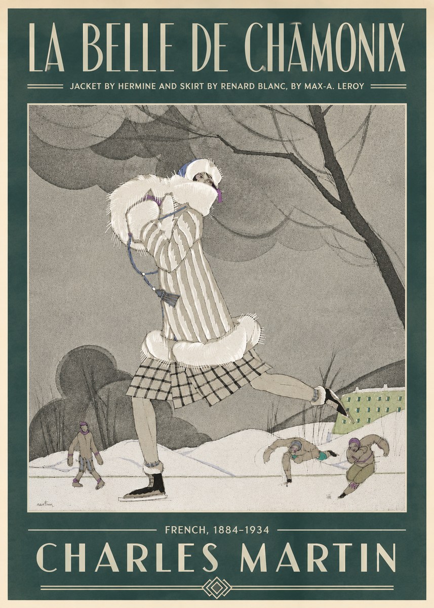 Charles Martin La Belle De Chamonix No4 - Juliste