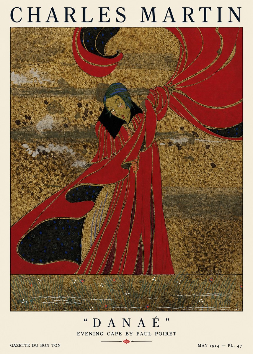 Charles Martin Danaé No1 - Juliste