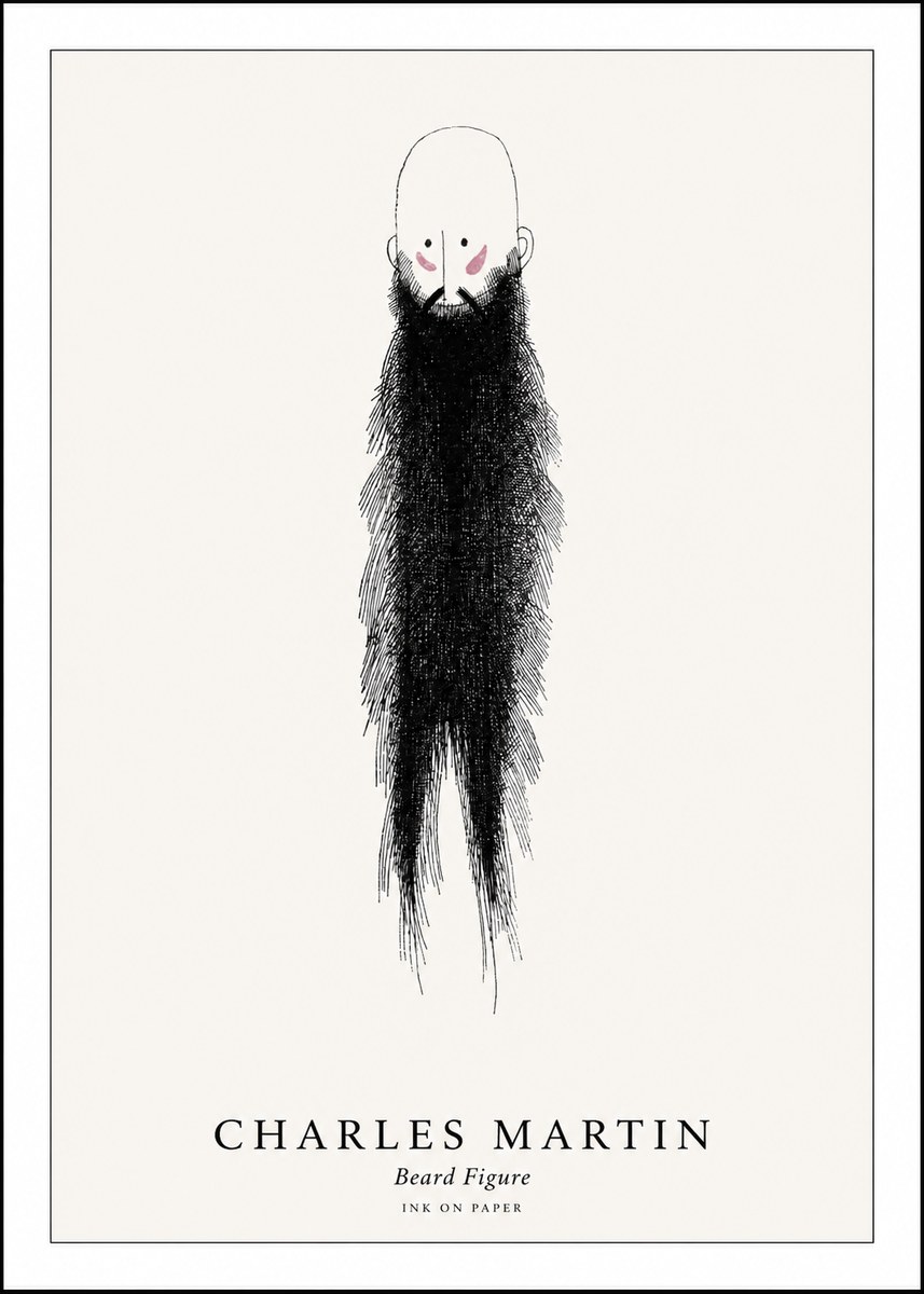 Charles Martin Beard Figure No1 - Juliste