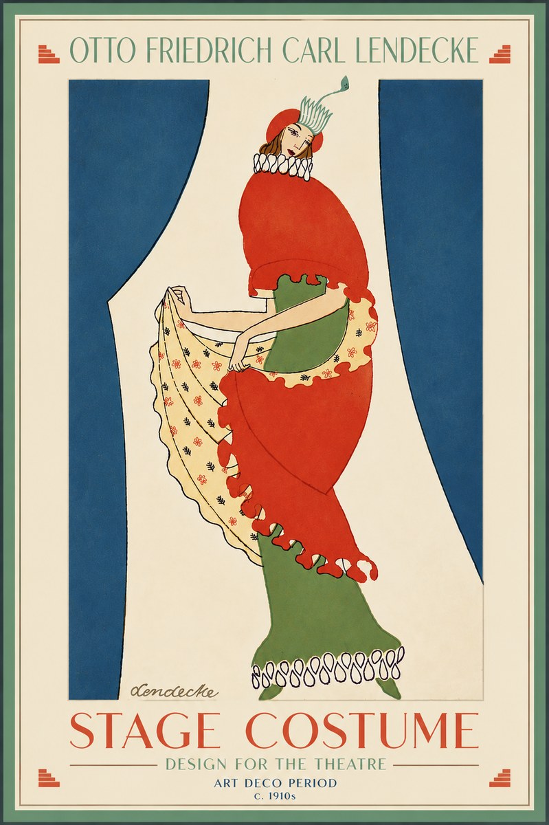 Otto Friedrich Carl Lendecke Stage Costume No6 - Juliste