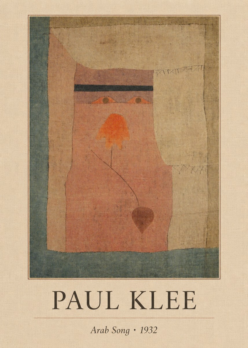 Paul Klee Arab Song No4 - Juliste
