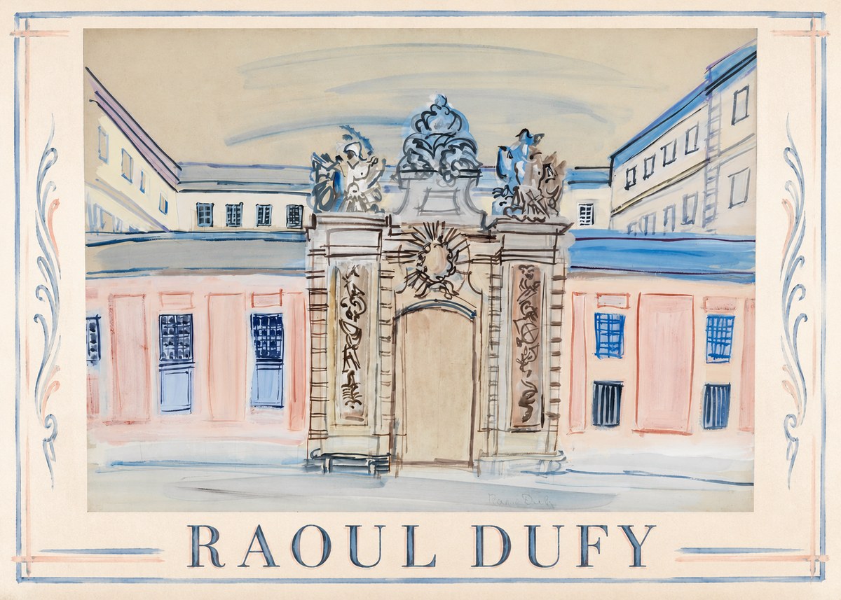 Raoul Dufy Versailles, the Grand Trianon No1 - Juliste