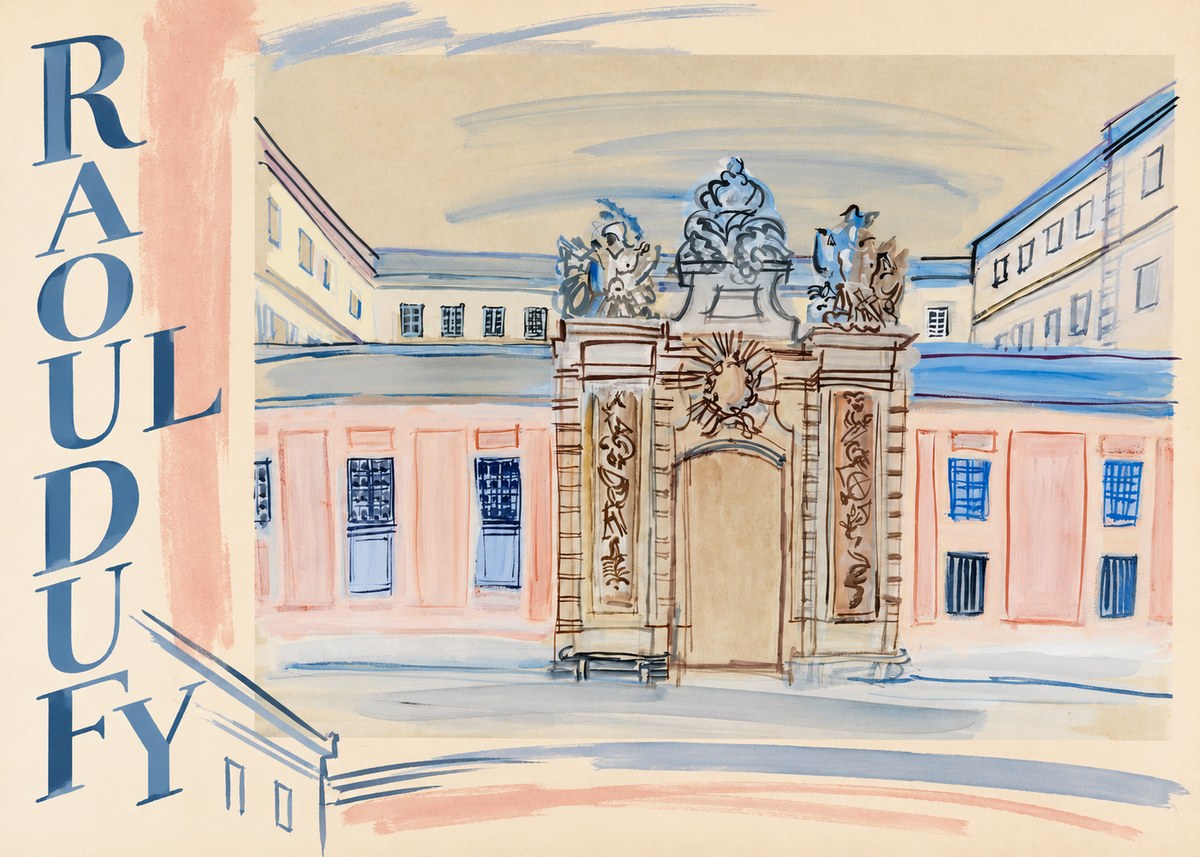 Raoul Dufy Versailles, the Grand Trianon No2 - Juliste