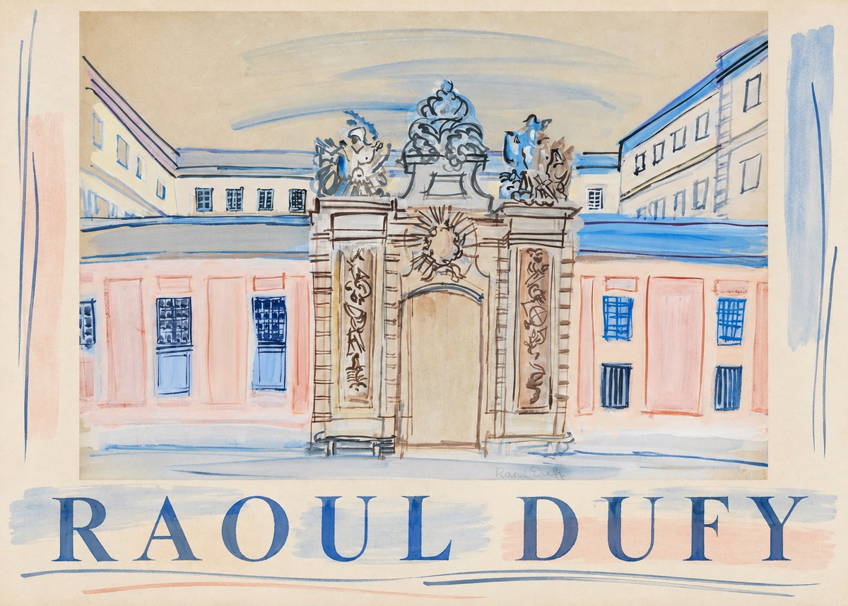Raoul Dufy Versailles, the Grand Trianon No3 - Juliste