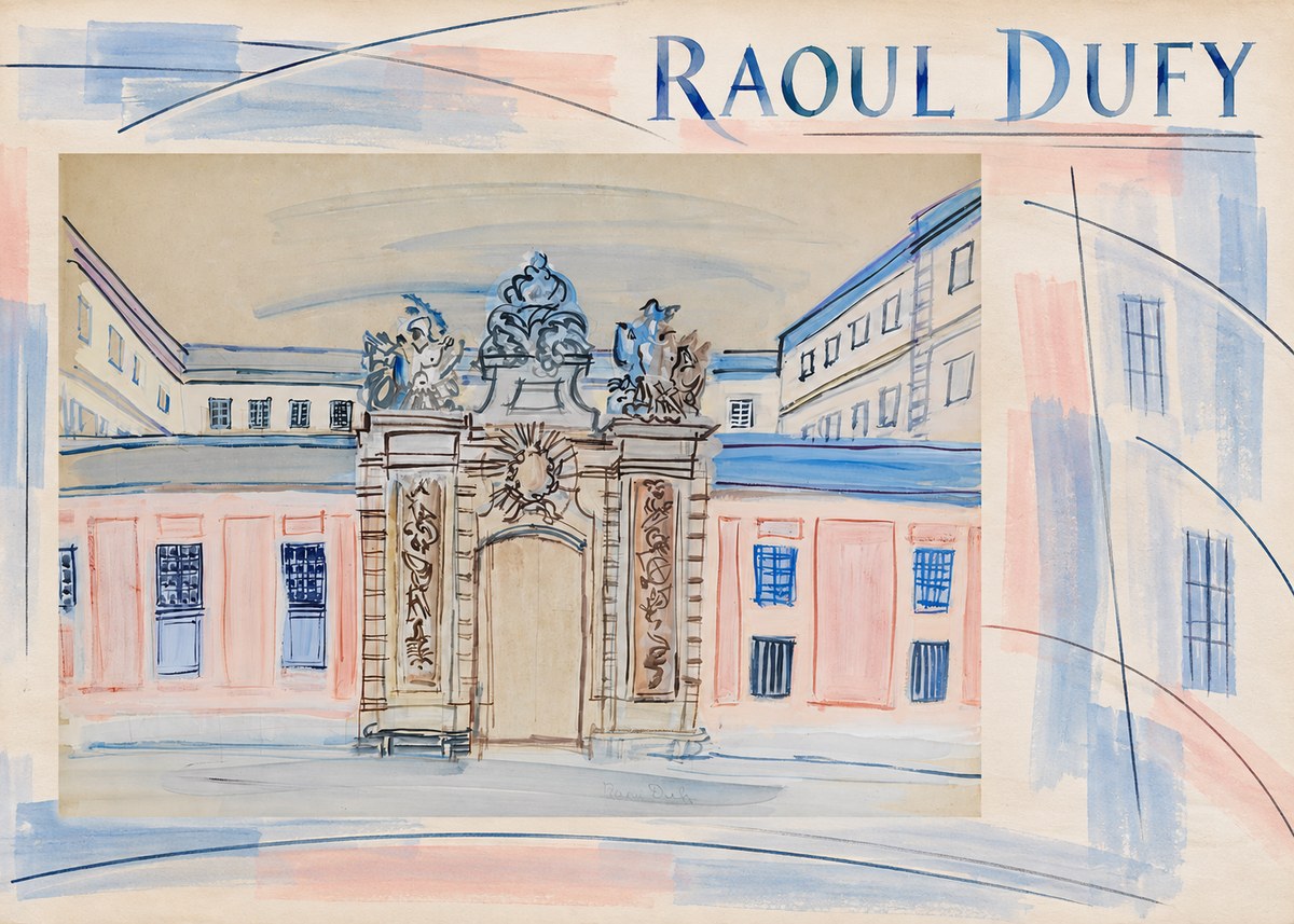 Raoul Dufy Versailles, the Grand Trianon No4 - Juliste