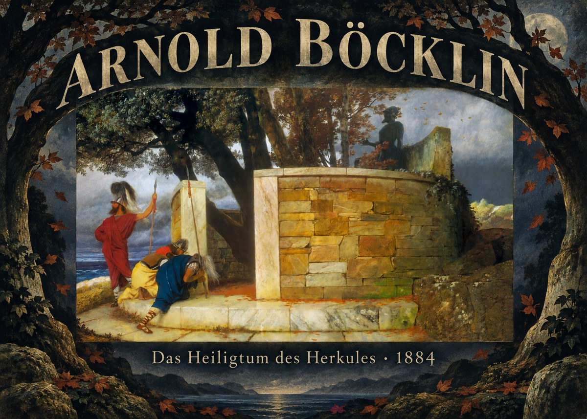 Arnold Böcklin Das Heiligtum Des Herkules I No6 - Juliste