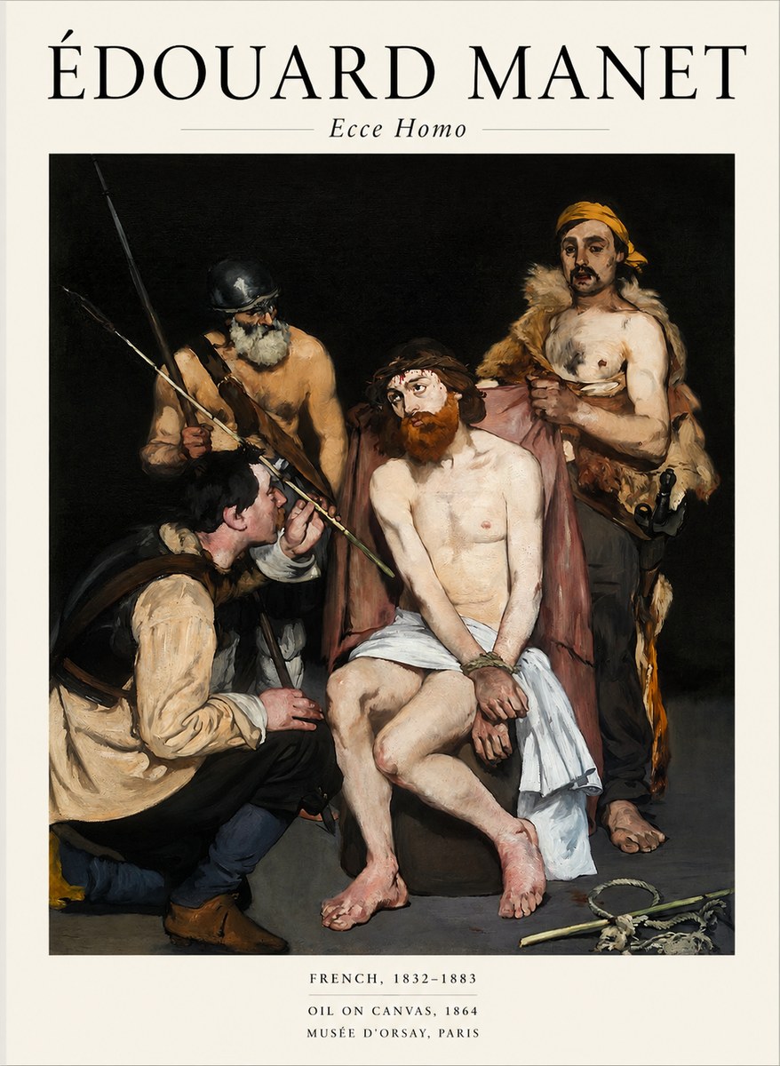 Édouard Manet Ecce Homo No1 - Juliste