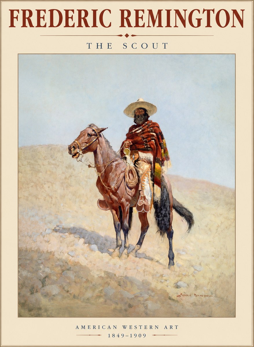 Frederic Remington The Scout I No1 - Juliste