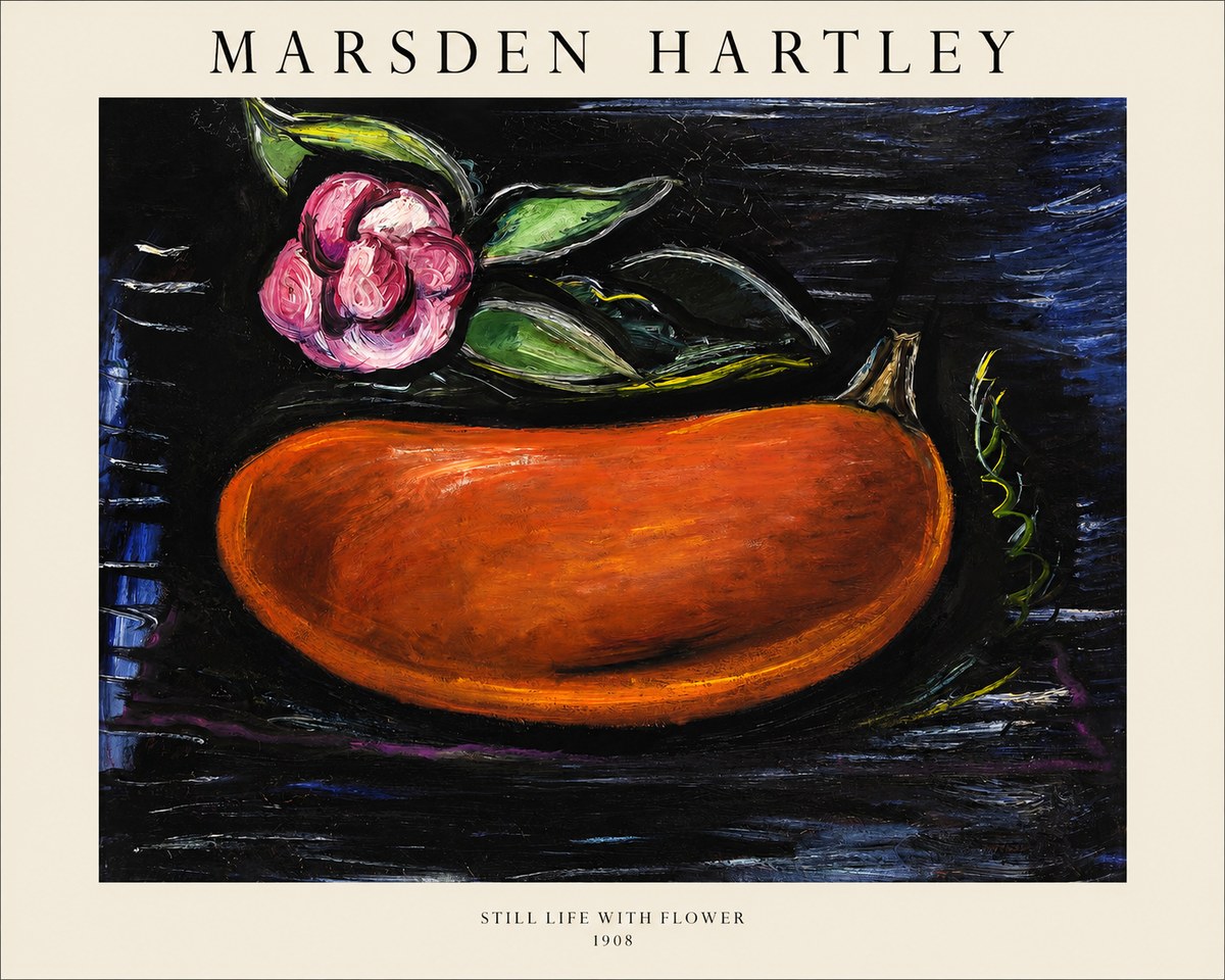 Marsden Hartley Still Life with Flower No1 - Juliste