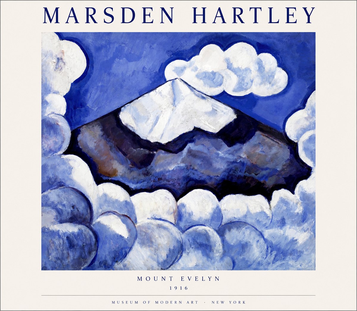 Marsden Hartley Mount Evelyn No1 - Juliste