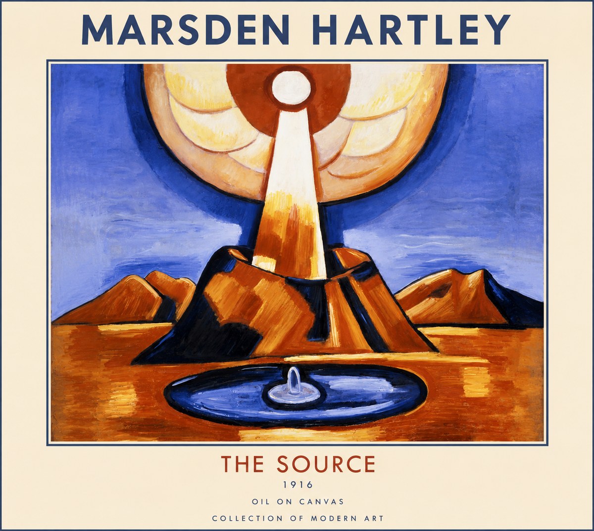 Marsden Hartley The Source No1 - Juliste