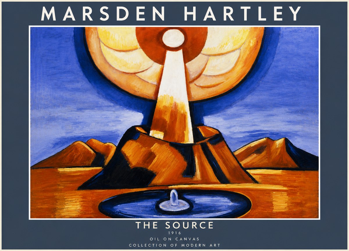 Marsden Hartley The Source No3 - Juliste