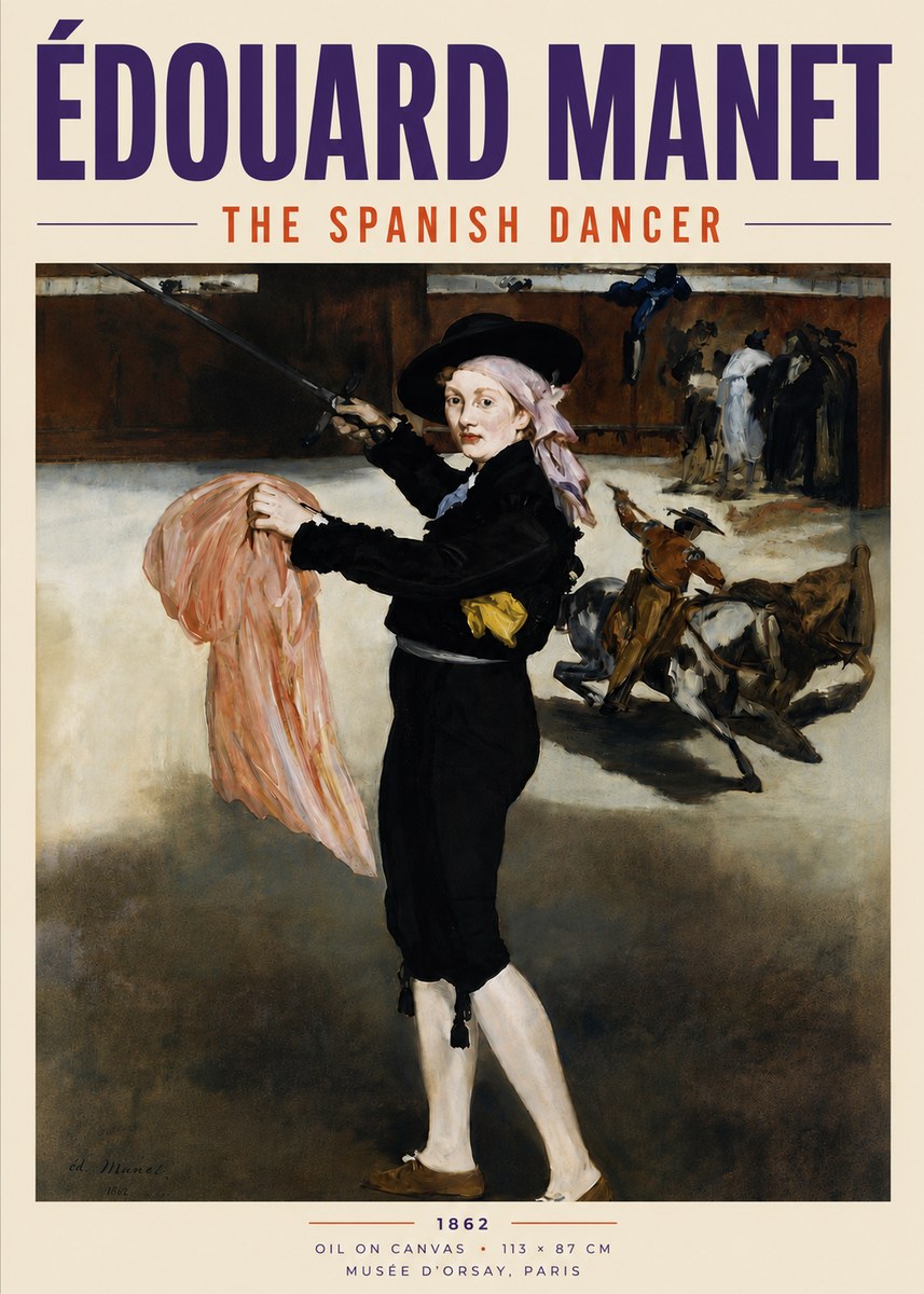 Édouard Manet The Little Bullfighter No5 - Juliste