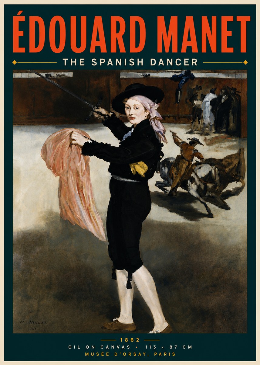Édouard Manet The Little Bullfighter No6 - Juliste