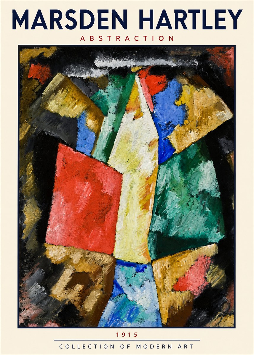 Marsden Hartley Abstraction No2 - Juliste