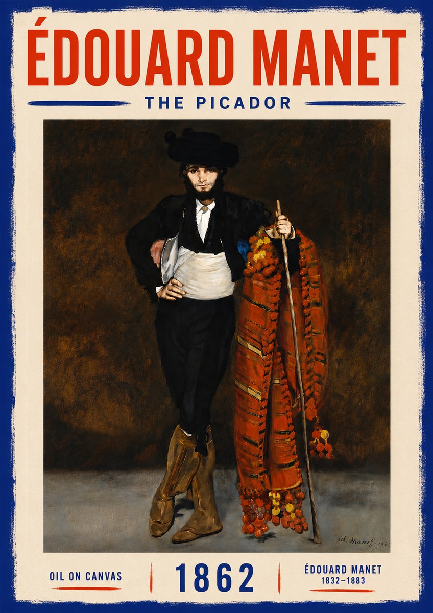 Édouard Manet The Picador No5 - Juliste