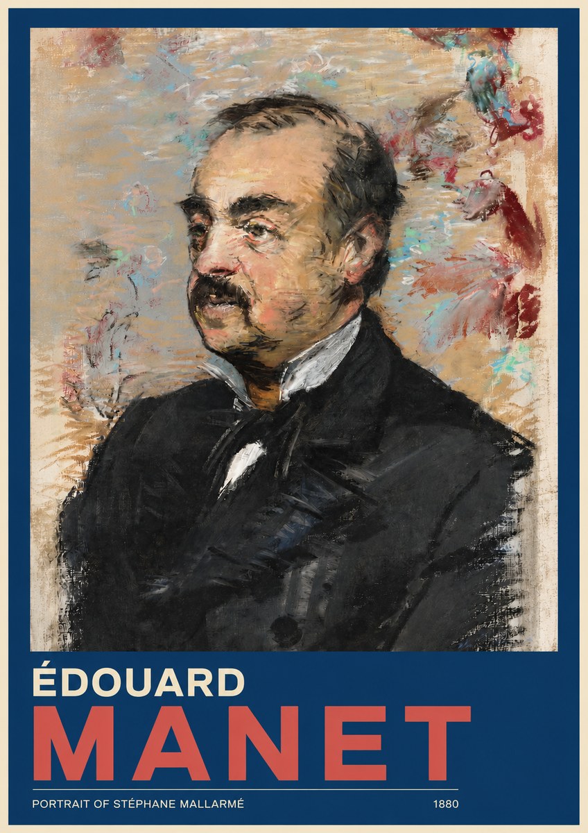 Édouard Manet Portrait of Stéphane Mallarmé I No2 - Juliste