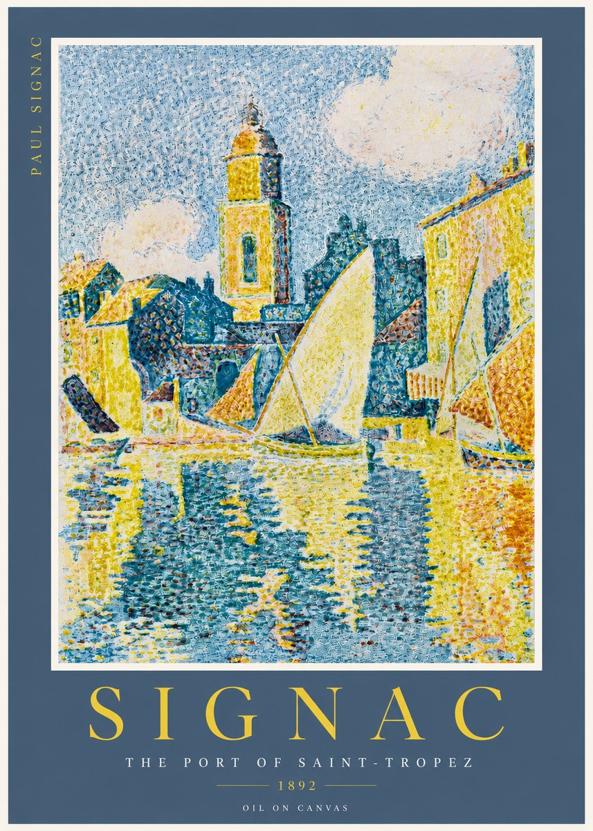 Signac The Port of Saint-tropez No2 - Juliste