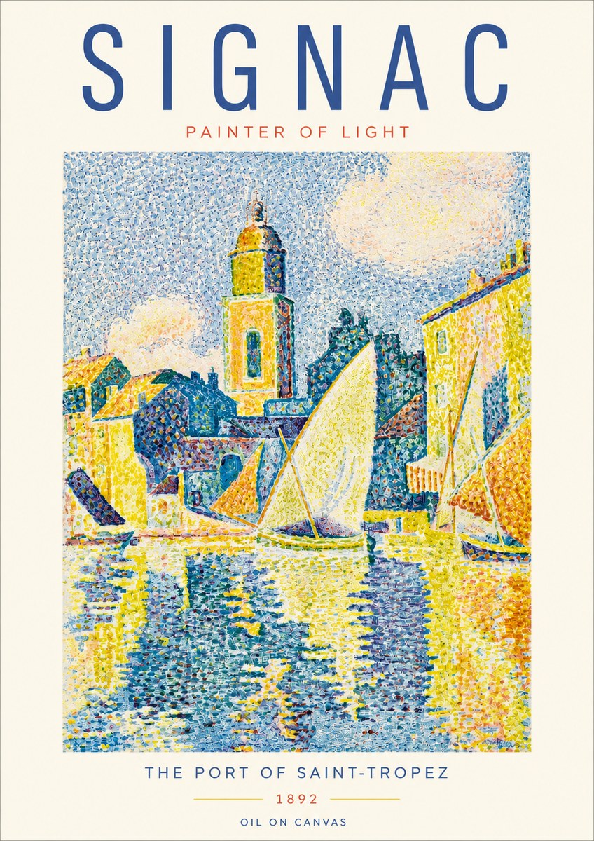 Signac The Port of Saint-tropez No3 - Juliste