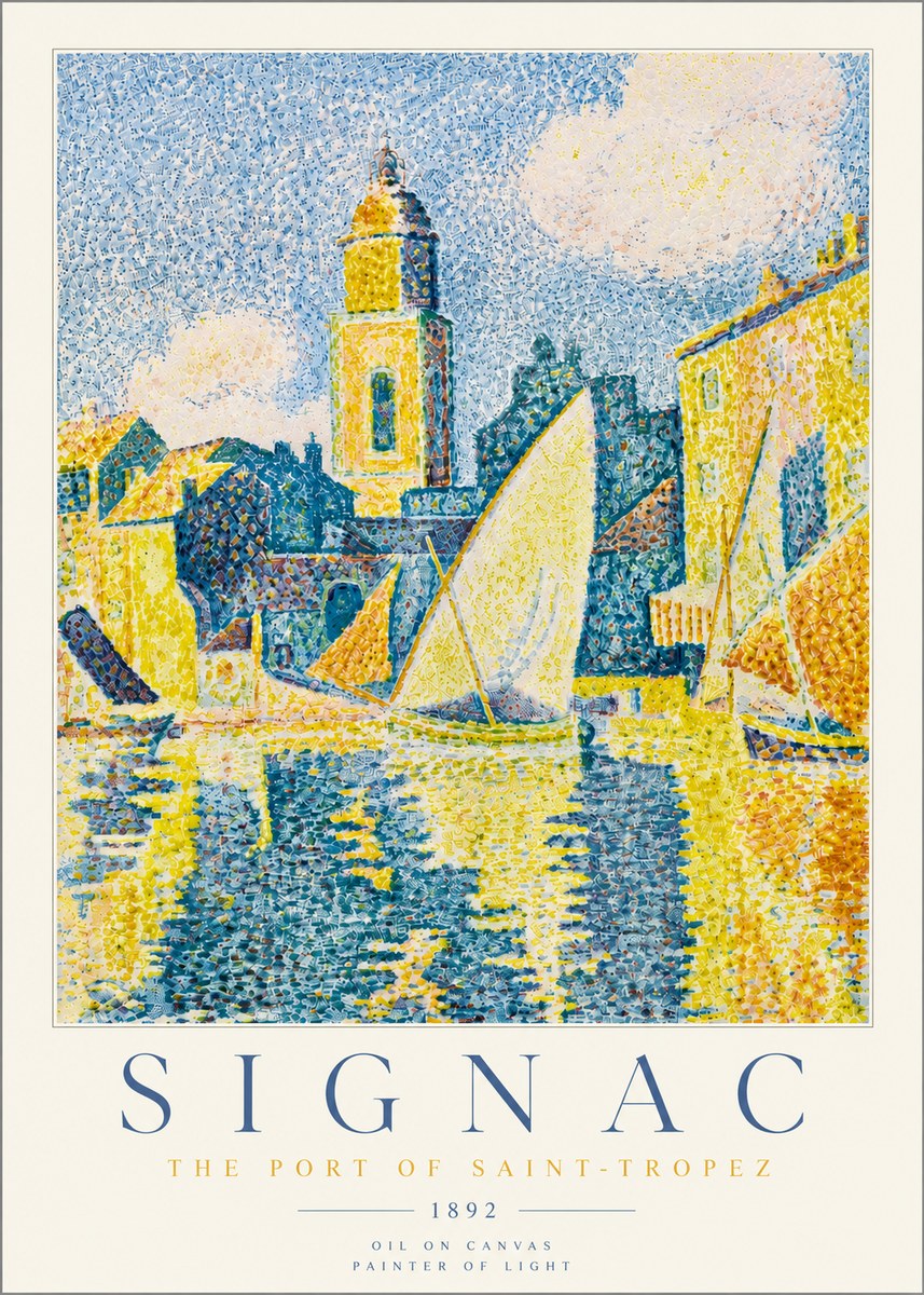 Signac The Port of Saint-tropez No5 - Juliste