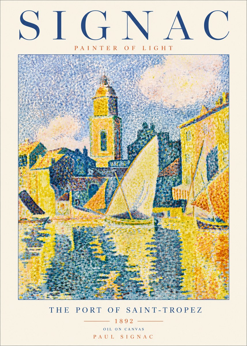 Signac The Port of Saint-tropez No6 - Juliste