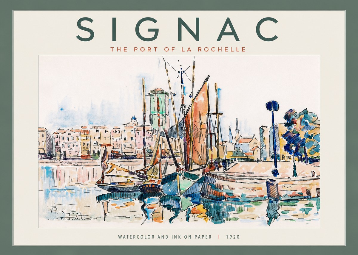 Signac The Port of La Rochelle No4 - Juliste