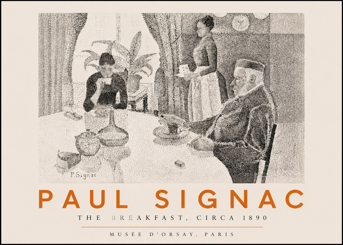 Signac The Breakfast No3 - Juliste