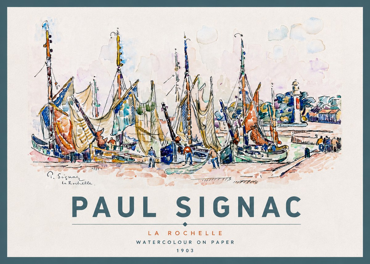 Signac La Rochelle I No4 - Juliste