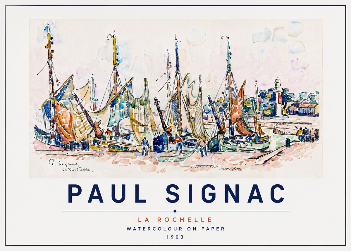 Signac La Rochelle I No5 - Juliste