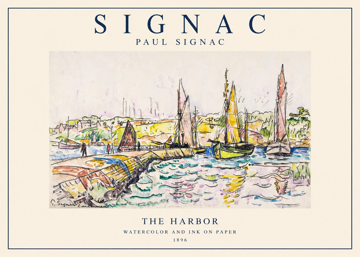 Signac The Harbor I No1 - Juliste