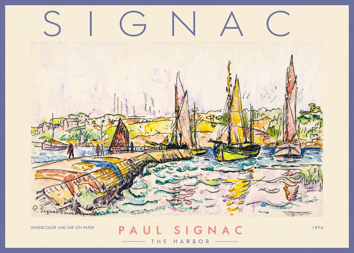 Signac The Harbor I No4 - Juliste