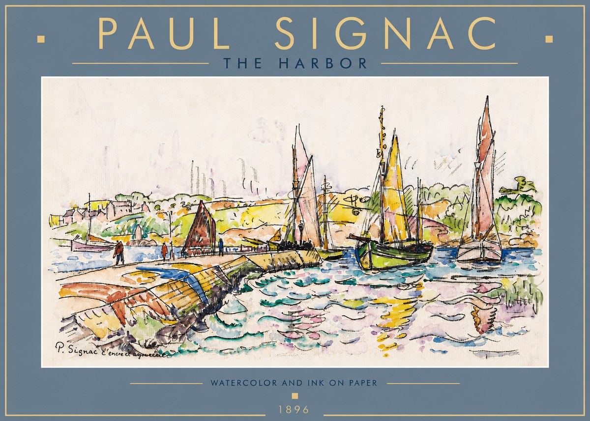 Signac The Harbor I No6 - Juliste