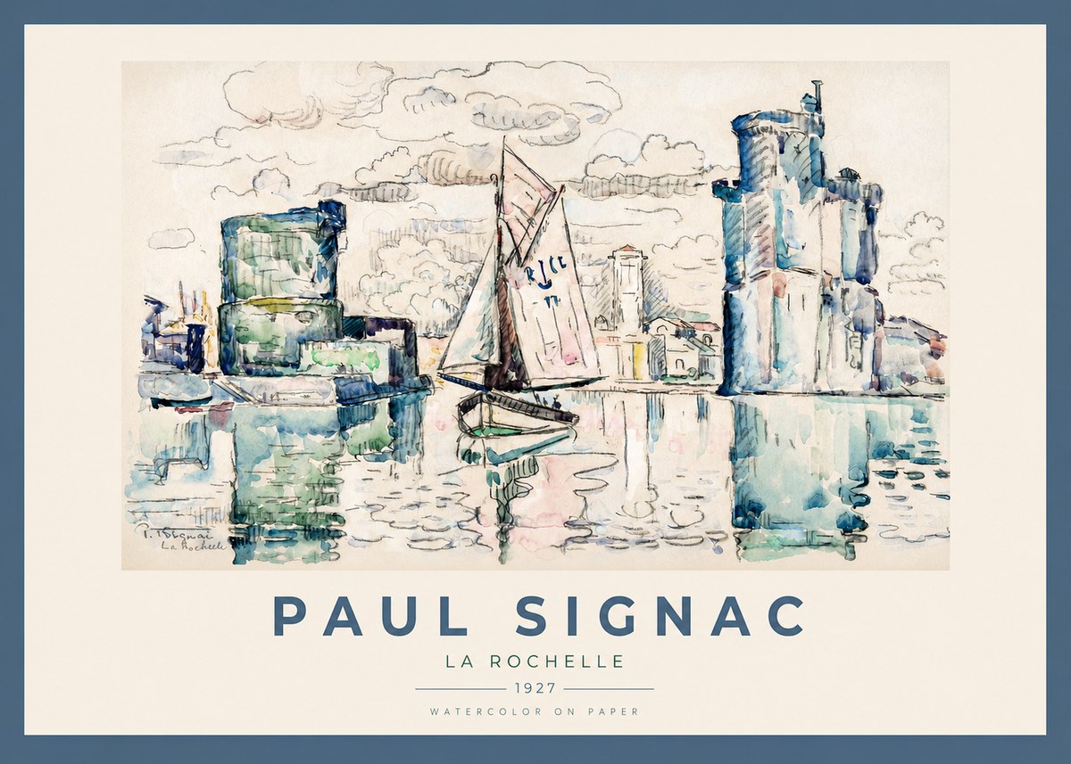 Signac La Rochelle II No2 - Juliste