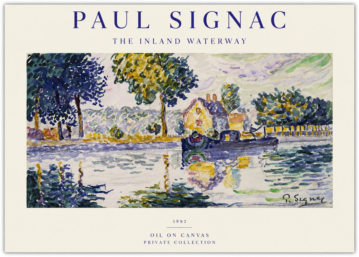 Signac The Inland Waterway No1 - Juliste