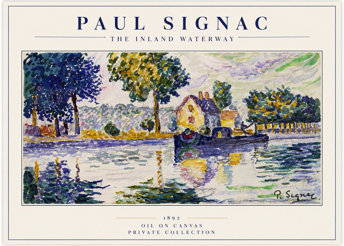 Signac The Inland Waterway No3 - Juliste