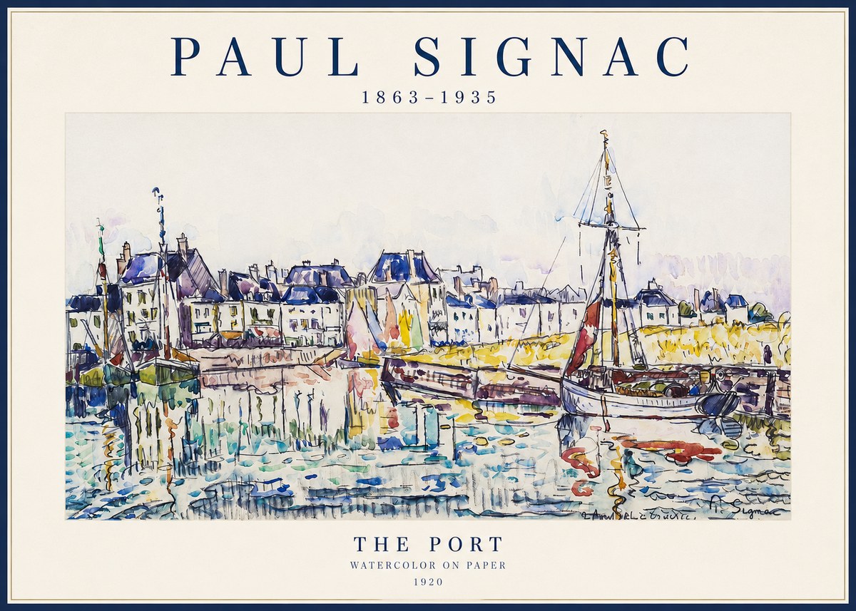 Signac The Port I No2 - Juliste