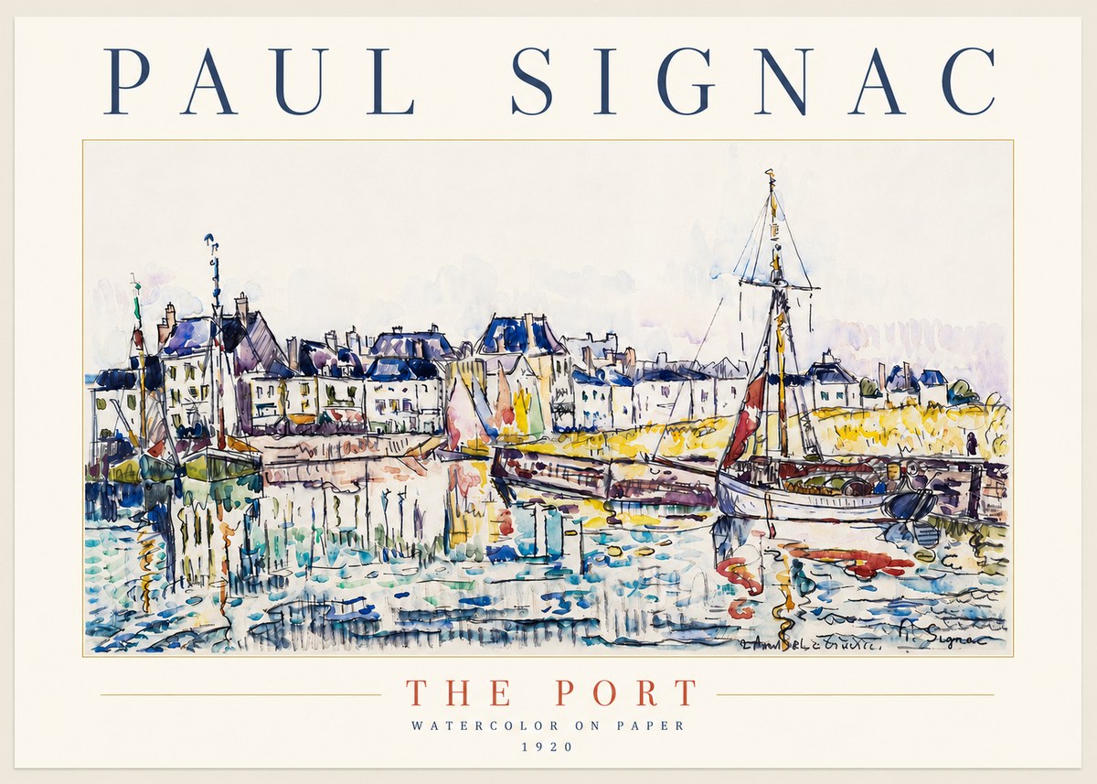 Signac The Port I No5 - Juliste