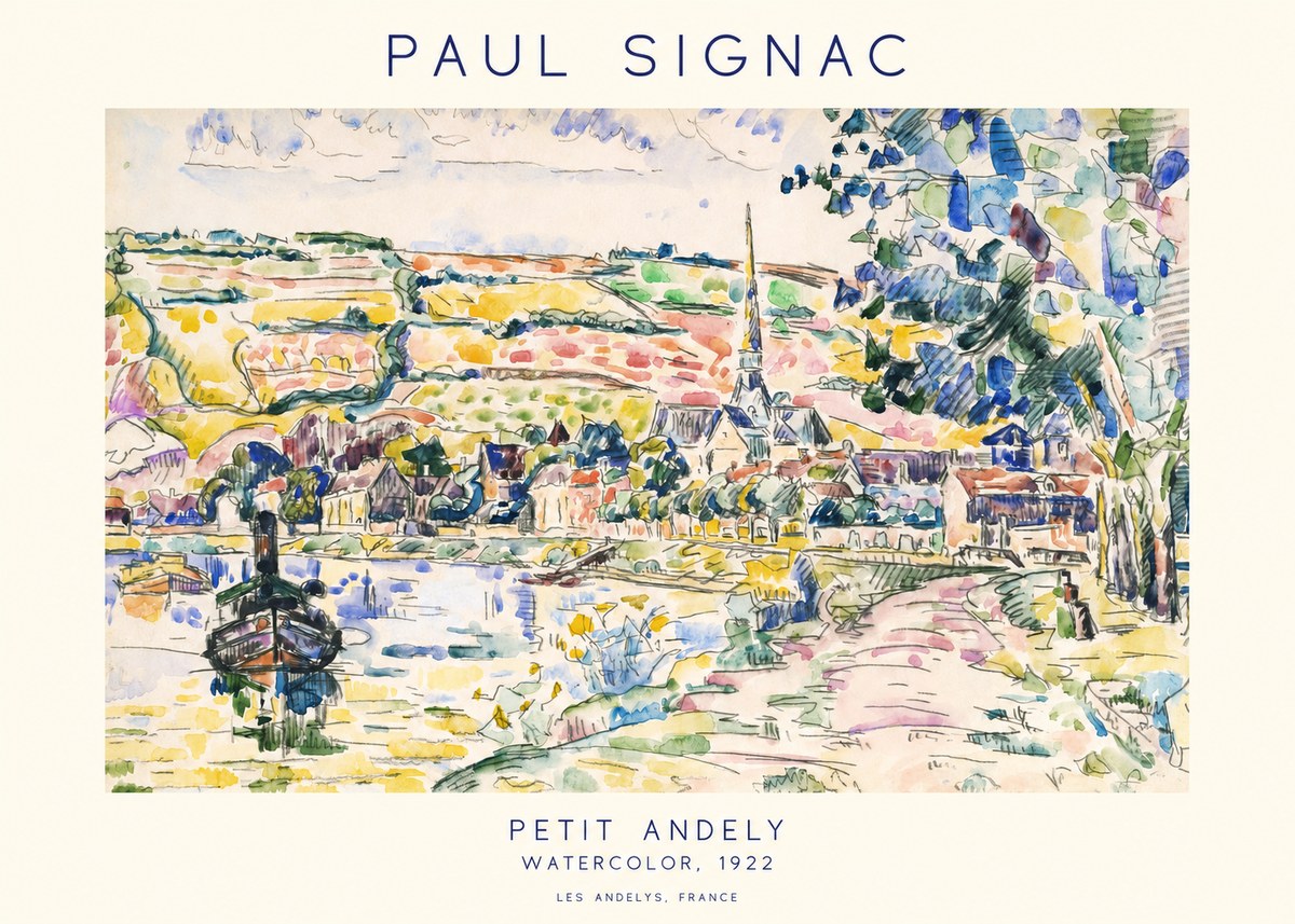 Signac Petit Andely No1 - Juliste