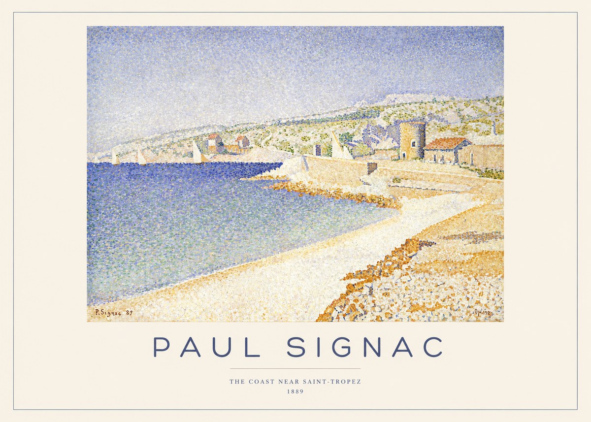 Signac The Coast Near Saint-tropez No1 - Juliste