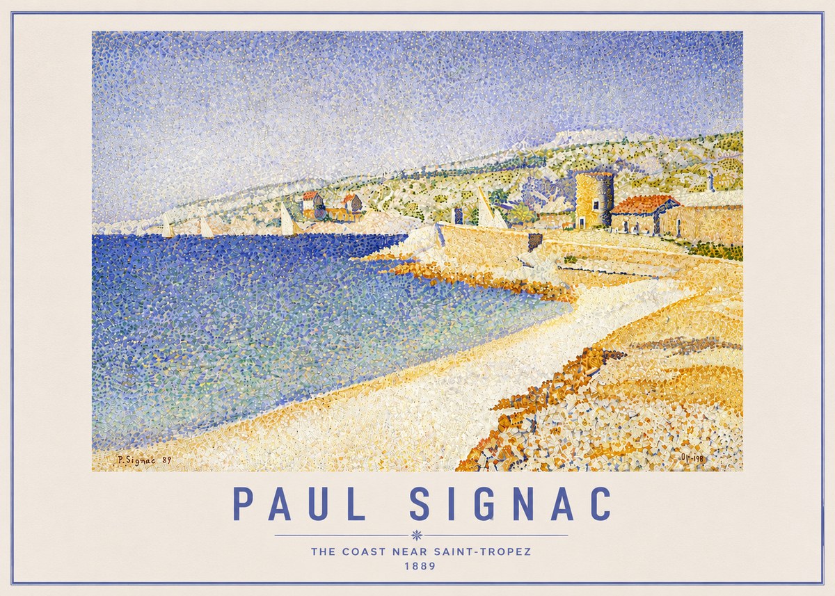 Signac The Coast Near Saint-tropez No6 - Juliste