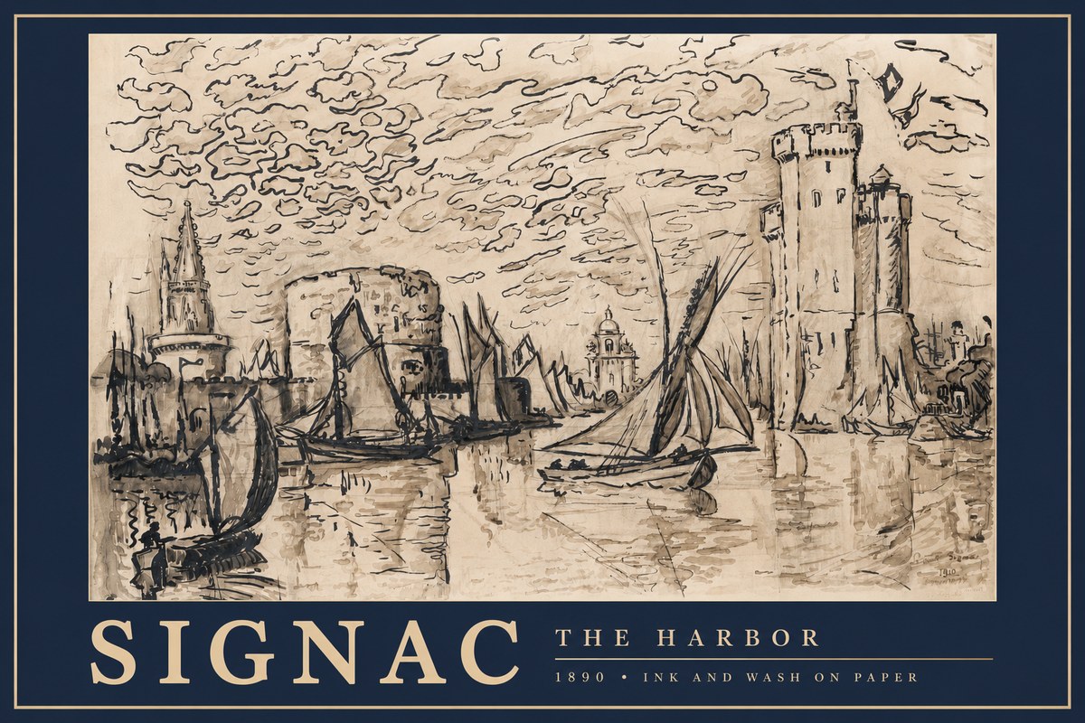 Signac The Harbor II No3 - Juliste