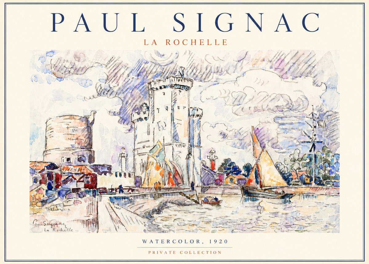 Signac La Rochelle III No5 - Juliste