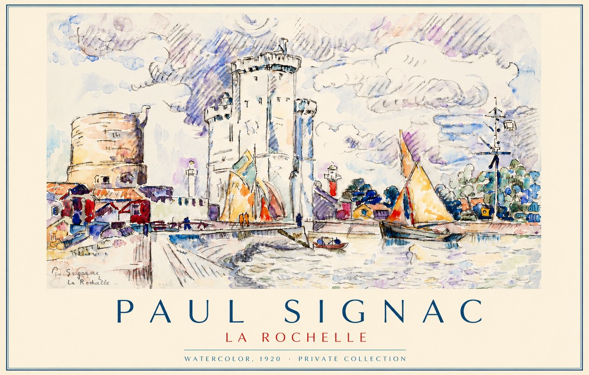 Signac La Rochelle III No6 - Juliste