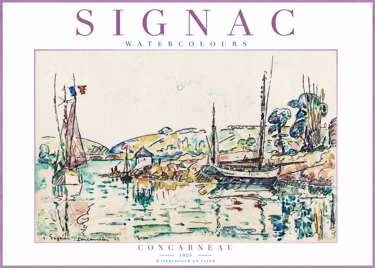 Signac Concarneau No4 - Juliste