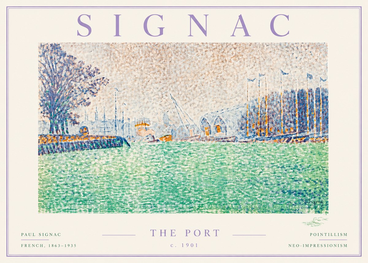 Signac The Port II No6 - Juliste